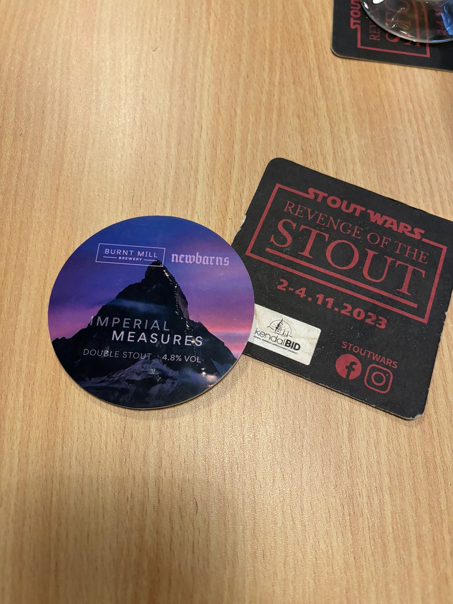 Late to #stoutwars this year. But this belter at <a href="/FellKendal/">Fell Kendal</a> is worth the wait.