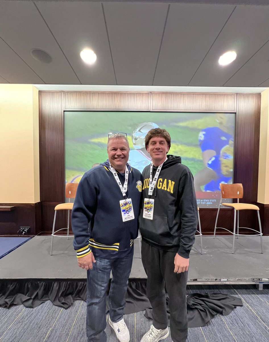 Thank you for the game day visit <a href="/UMichFootball/">Michigan Football</a> I had a great time. <a href="/RenshawAdam/">Adam Renshaw</a> <a href="/CoachKTurn/">Coach Kyle Turnbow 🇺🇸</a> <a href="/BuckFitz/">NPA/SUPERMAX 100</a> <a href="/NatlPlaymkrsAca/">NatlPlaymkersAcademy</a> <a href="/NCEC_Recruiting/">NPA</a>