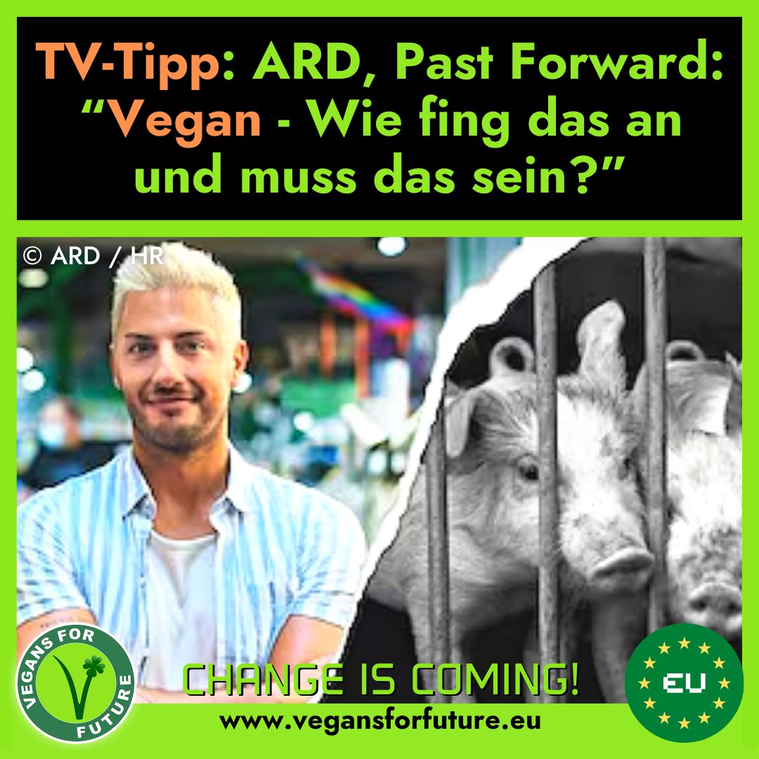 VFF_eu's tweet photo. Heute haben wir einen tollen TV-Tipp für Euch: 😎🌱
In Minute 21:48 kommen auch wir kurz ins Bild und es wird ein Ausschnitt aus Tims Rede gezeigt! 🙂💚

Hier kommt Ihr zum Video:
➡ https://t.co/xOg8rCU9OM

#vegansforfuture #fridaysforfuture #changeiscoming #vegan #govegan https://t.co/E8yRddNjVl