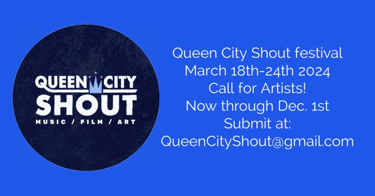 CALL FOR: ARTISTS, VOLUNTEERS, SPONSORS - Deadline 12/1/23