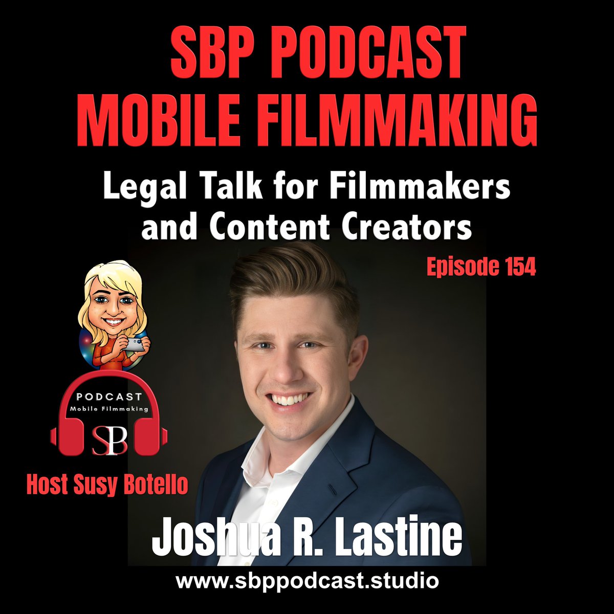 Filmmakers, artists and content creators, listen to Josh Lastine, Entertainment Attorney in Beverly Hills, EP 154 of my #podcast. Did you know film festivals are distributors? “Legal Talk for Filmmakers and Content Creators” is worth a listen! 🎧 #indie mobilefilmmaking.podbean.com/e/legal-talk-f…