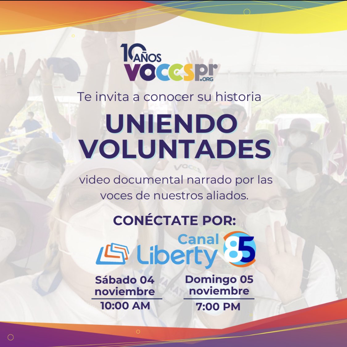 LillyVoces's tweet photo. #HOY I Te invitamos a revivir en voz de los protagonistas los momentos claves de nuestra historia. Conéctate con Liberty, canal 85 a las 7:00 PM
Visita https://t.co/SfcwznBVJ8 
#uniendovoluntades #vocespr #gratitud #orgullopr https://t.co/MPVQ9QbNhN