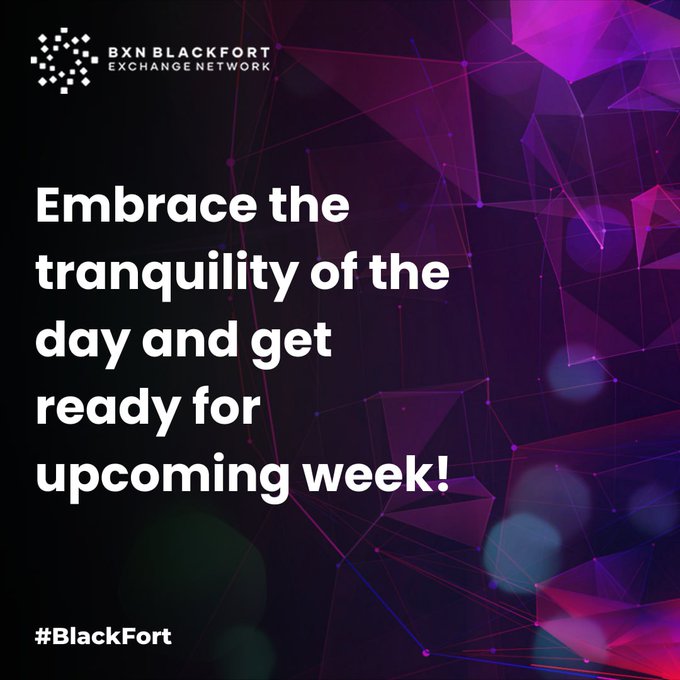 BlackFort_Ita's tweet photo. #Blackfort Network ti augura una domenica piena di rifornimento del tuo spirito e sii grato per le benedizioni della scorsa settimana.

 Abbraccia la tranquillità della giornata e preparati per la prossima settimana! https://t.co/Z0QcHUT9Aj