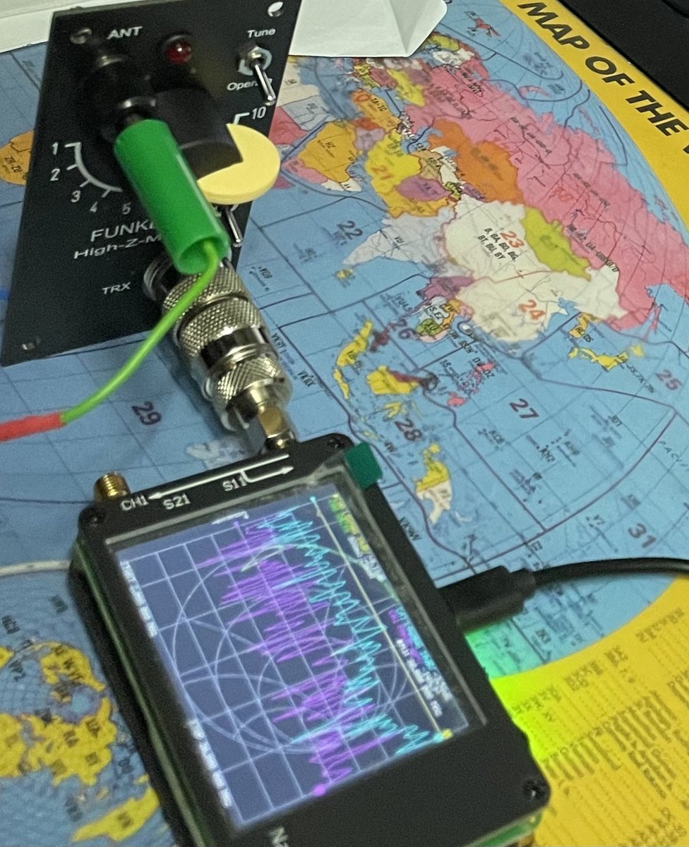 FUNKBOX_'s tweet image. FUNKBOX High-Z-Match antenna tuner kit series successfully tested at our measuring station #NanoVNA #hamr #FUNKBOX