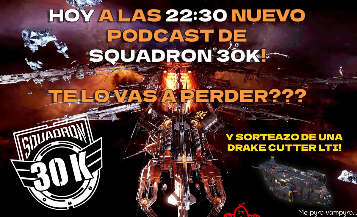 Hoy a las 22:30, hora española, vuelve el podcast de moda! Squadron 30K!
Te lo vas a perder? 😘

twitch.tv/absolutezerosy…