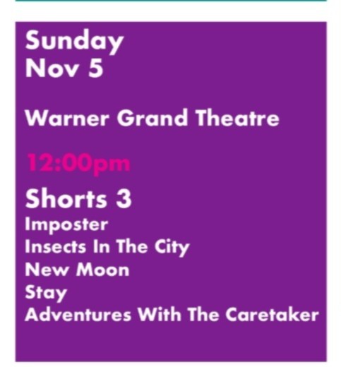 SPIFFest's tweet image. Who&apos;s ready for more SPIFFEST!? Please join us at the Warner Grand in San Pedro for our final day/night. Let&apos;s have some fun! #spiffest  #CarolBaum #CreativeProducing #WarnerGrand #AwardsAnnouncement