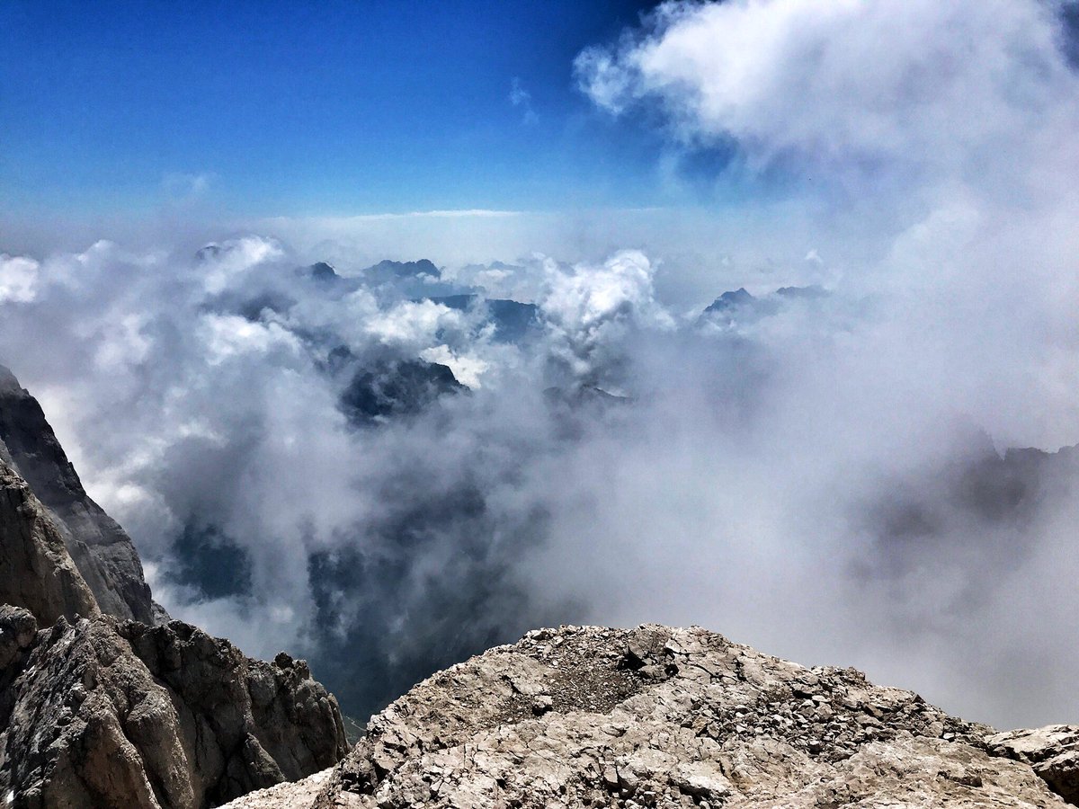masaccio60's tweet photo. Beatrice Tomasson was interesting. She put up the first ascent of the Marmolada south face, in 1901. She was an English governess who had worked for two Prussian generals, and she’s suspected of using her climbing expeditions to spy for the Germans. The view from up there is 👌 https://t.co/jYu4vVP7C8