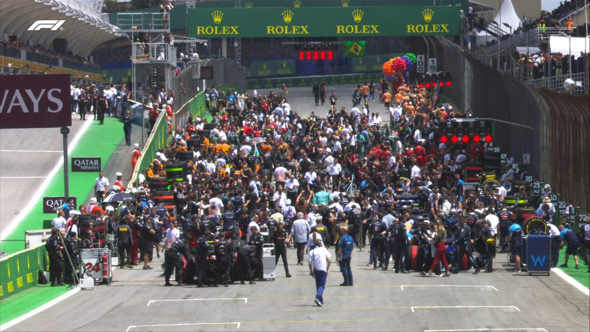 F1's tweet image. Time to get down to business 

#F1 #Brazil