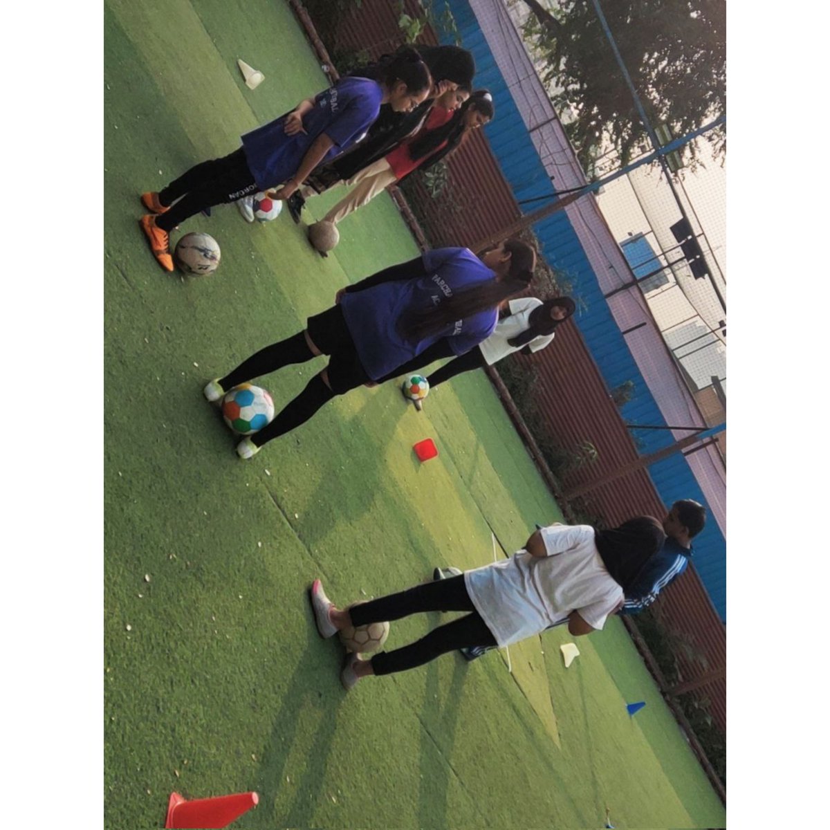 Early morning grind for our rising football stars! 💪⚽ Rise and shine, it's time to conquer the field. #GirlPower 🌄🏆

#footballersofparcham #sportsmanagement #parchamforpeace#positivity #sportsindustry #womeninsports #womeninfootball #embracethejourney #kickingtheboundaries