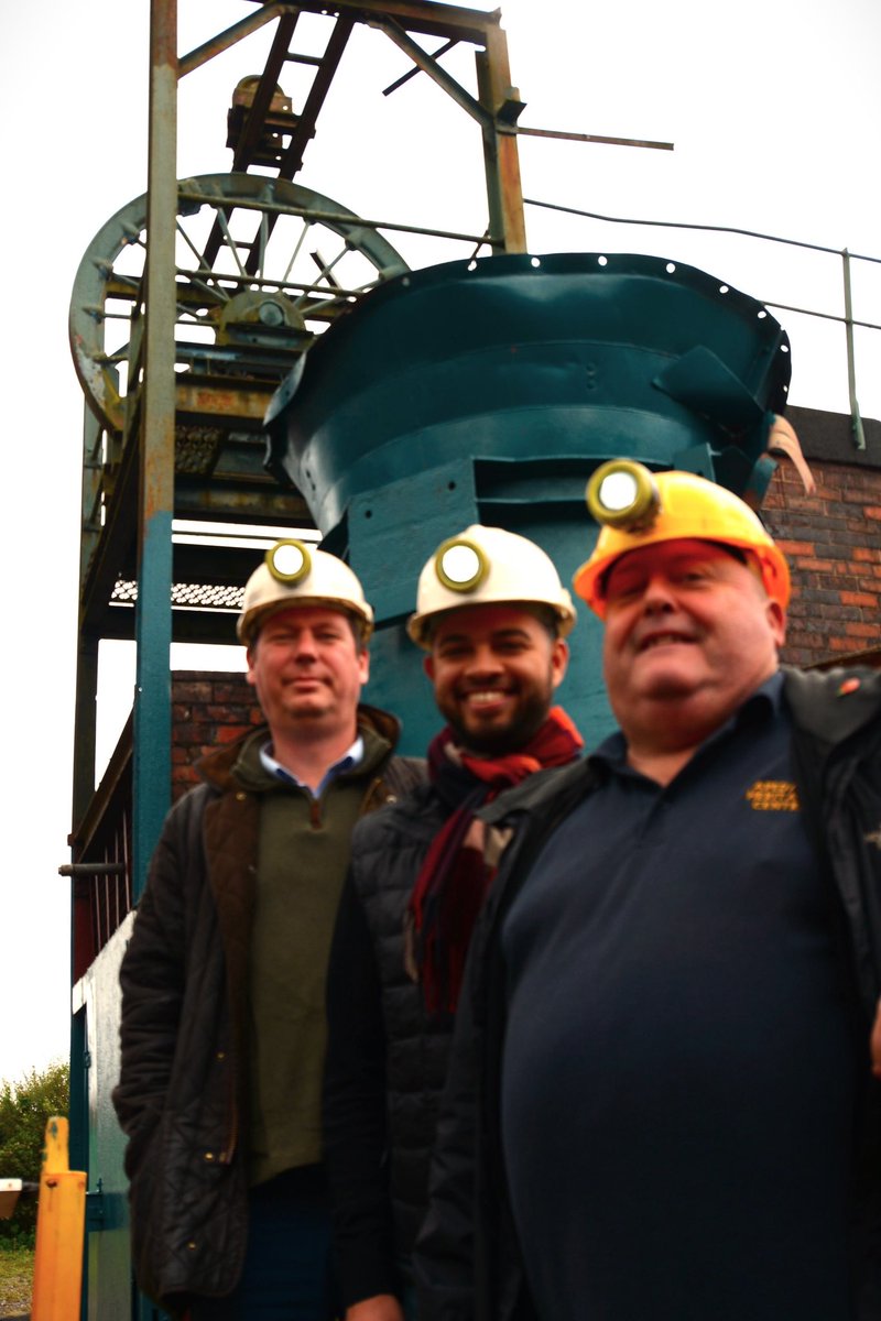 PPC @AJogee and Cllr @AndrewFH_FBU met Dave Rushton to explore the Apedale Mining and Heritage Centre, and have agreed plans to support the fantastic work the centre does with schools and visitors to keep alive the history and sacrifice of our industrial heritage. ❤️Newcastle
