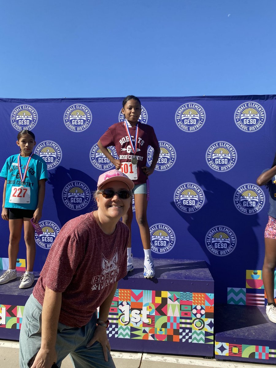 DeAnza3's tweet photo. The Bobcat Pack are Champions! Proud of these student’s determination during the cross country meet today!#GESD40 https://t.co/BkDH7IdC4O