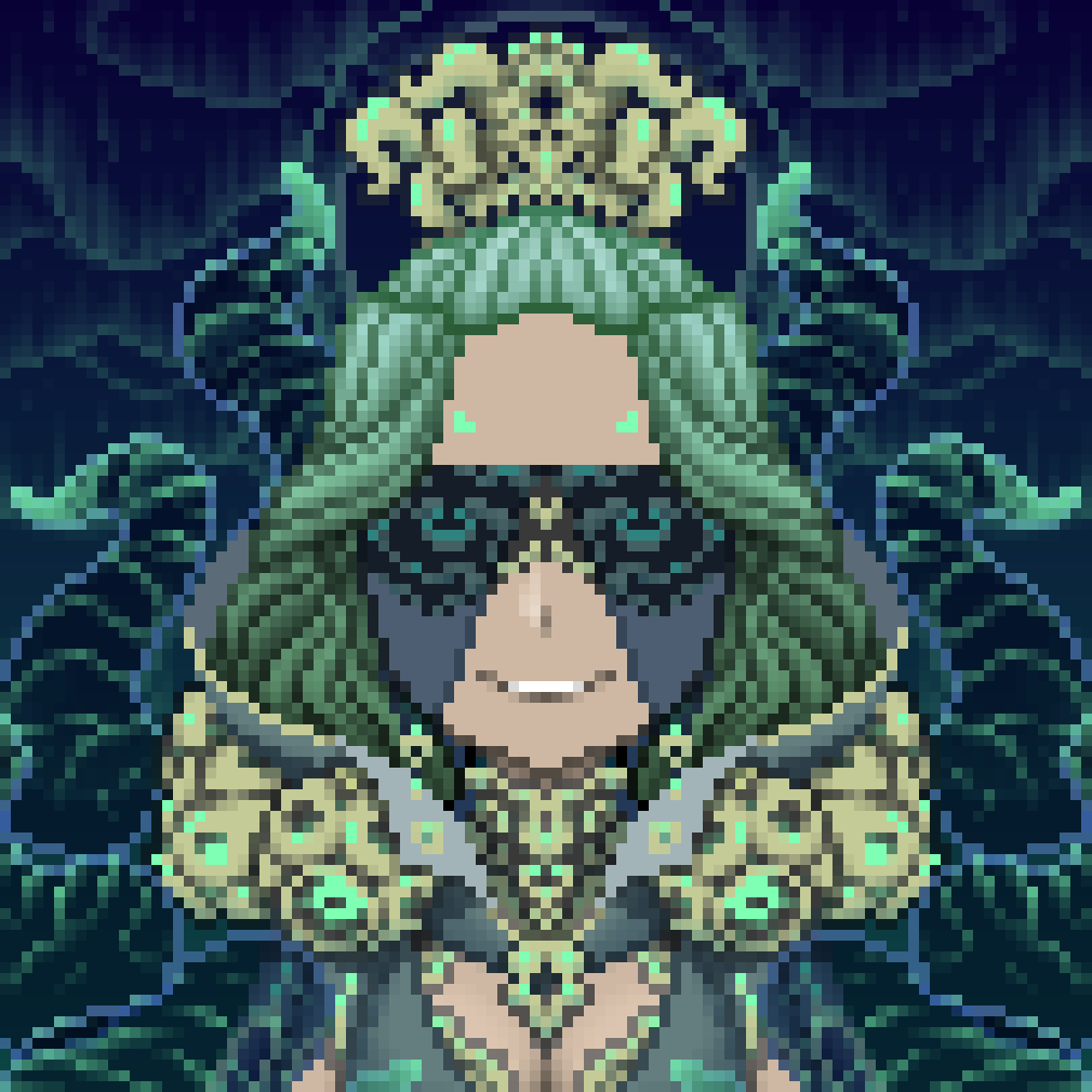 amuse_space's tweet photo. A new muse has joined the party - Cthylla - the muse of the universe in dreams. Please accept her with warmth. And now...
https://t.co/8NQ74mCGqS

#Amuse #PFP #pixelart #nft #Eth #opensea #FreemintNFT #Cthulhu #art https://t.co/lPxL4KaWa8