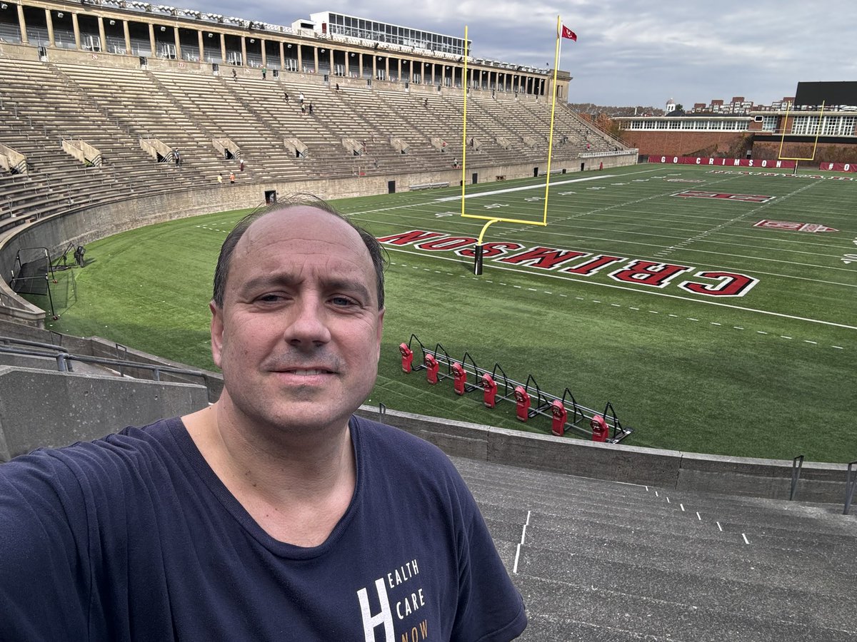 Jamie Eldridge (@jamieeldridgema) on Twitter photo Beautiful morning in Allston to do my steps at Harvard Stadium, which I always wear my <a href="/HCNow/">Healthcare-NOW!</a> T-shirt for! In my push to get healthier, I hope you’ll join me in attending the Healthcare Cte hearing on my #MedicareForAll bill on Nov 14th, sign-up to testify docs.google.com/forms/d/e/1FAI… Beautiful morning in Allston to do my steps at Harvard Stadium, which I always wear my <a href="/HCNow/">Healthcare-NOW!</a> T-shirt for! In my push to get healthier, I hope you’ll join me in attending the Healthcare Cte hearing on my #MedicareForAll bill on Nov 14th, sign-up to testify docs.google.com/forms/d/e/1FAI…