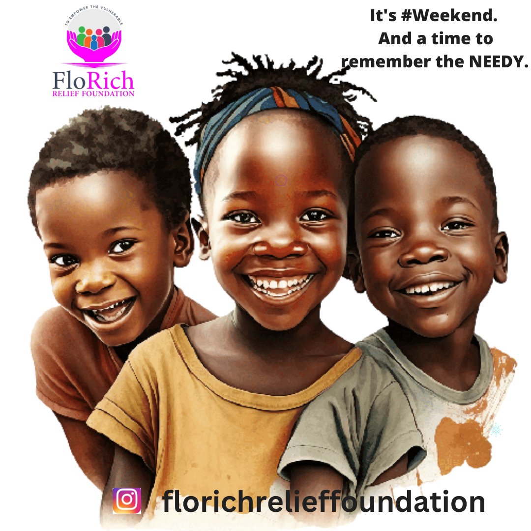 florichrelief's tweet photo. It's #weekend
 And a time to remember the #needy ,give as much as you can.

To donate and know more about us : Visit https://t.co/IuYq9uH0ge

#florichrelieffoundation
#ngoinlagos
#ngoinnigeria #philantropistsociety #charityorganization #charityinlagos #feedtheneedy #explorepage https://t.co/4P9ekveSuE