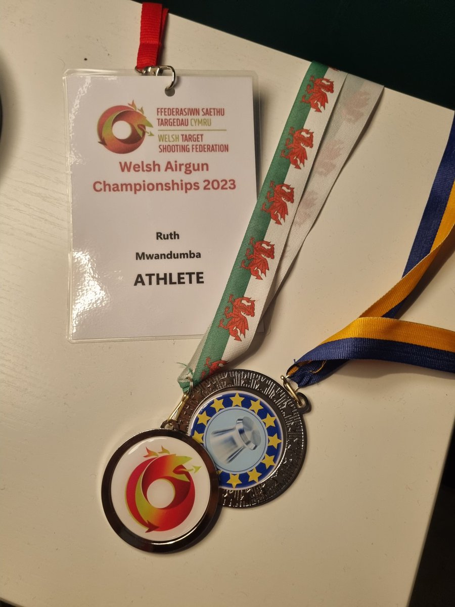 Ruth Mwandumba π¬π§π²πΌ (@ruthmwandumba) on Twitter photo x2 silver medals and another <a href="/GBShooting/">British Shooting</a> Minimum Consideration Score in the bag π₯π₯
Thank you, Wales! π΄σ §σ ’σ ·σ ¬σ ³σ Ώ x2 silver medals and another <a href="/GBShooting/">British Shooting</a> Minimum Consideration Score in the bag π₯π₯
Thank you, Wales! π΄σ §σ ’σ ·σ ¬σ ³σ Ώ