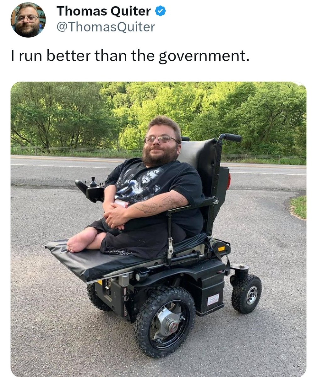 You've seen this meme. Now let me tell you about the man behind it. Thomas Quiter was born with osteogenesis imperfecta. His parents were told that he wouldn't survive more than a matter of days. He is now 40. The thing about osteogenesis imperfecta is it requires a very…