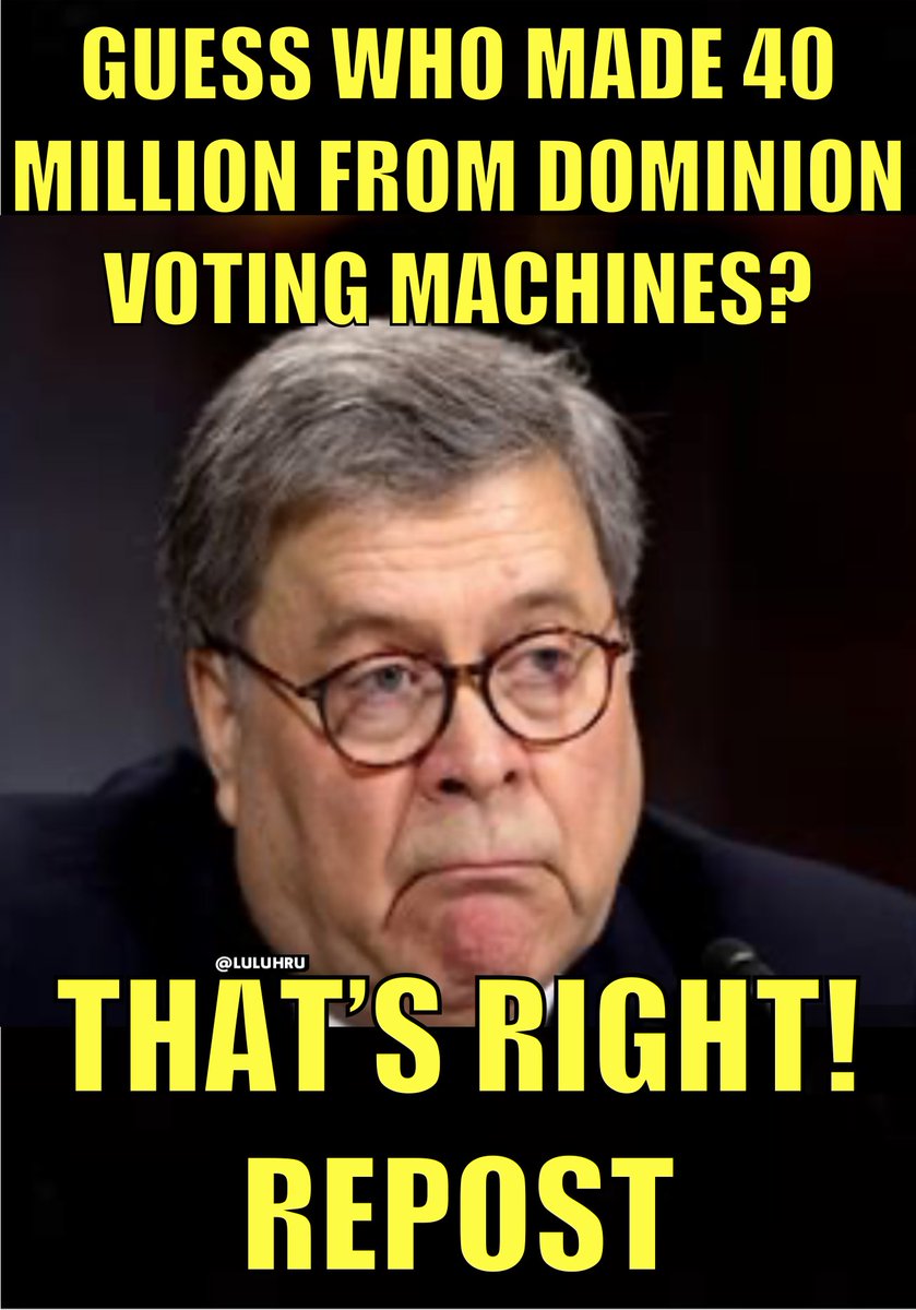 Bill Barr stopped all investigations into 2020 election fraud! Does it make sense now?!