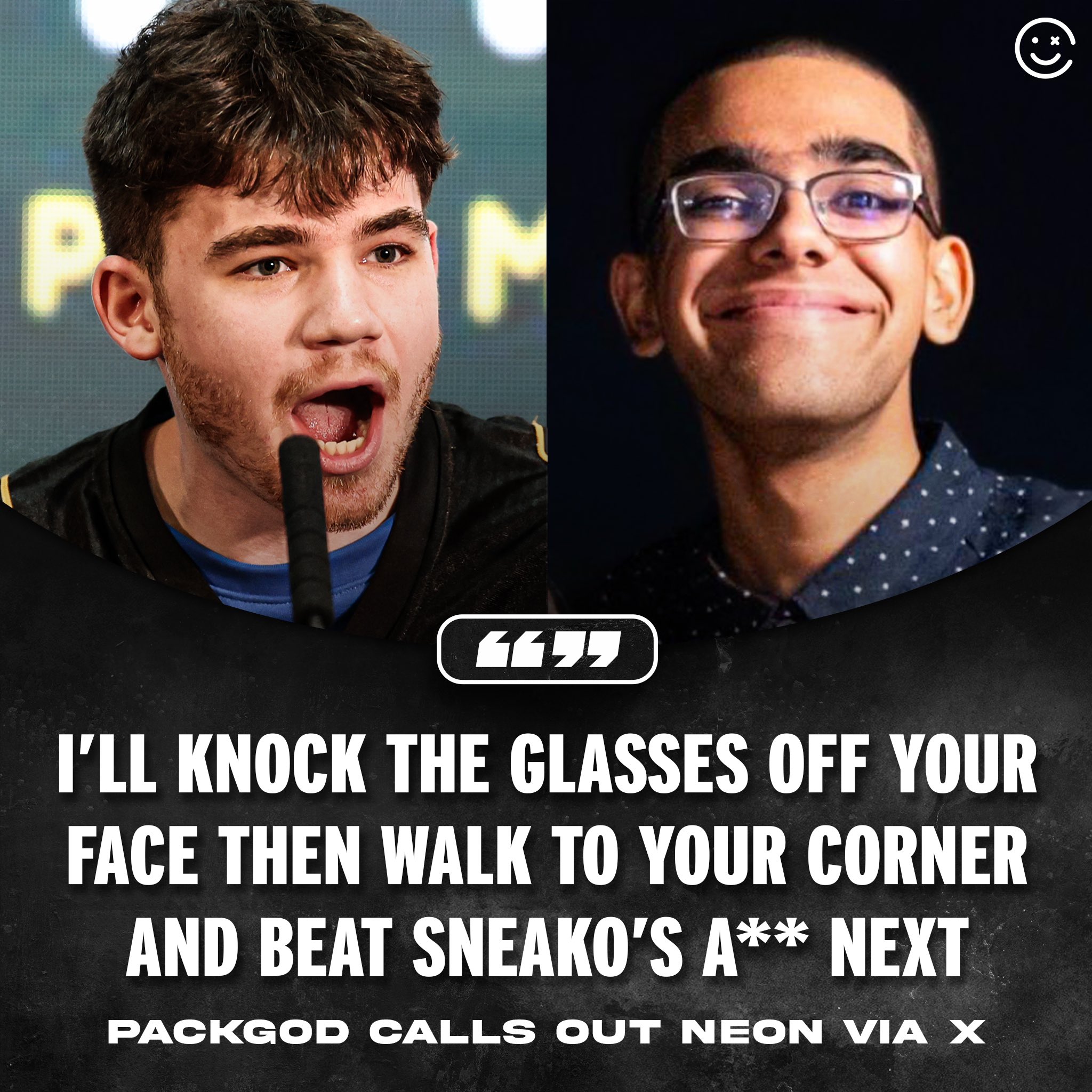 Happy Punch on X: Packgod vs Neon, who says no? 👀  t.coN5QGQ2kWqU  X