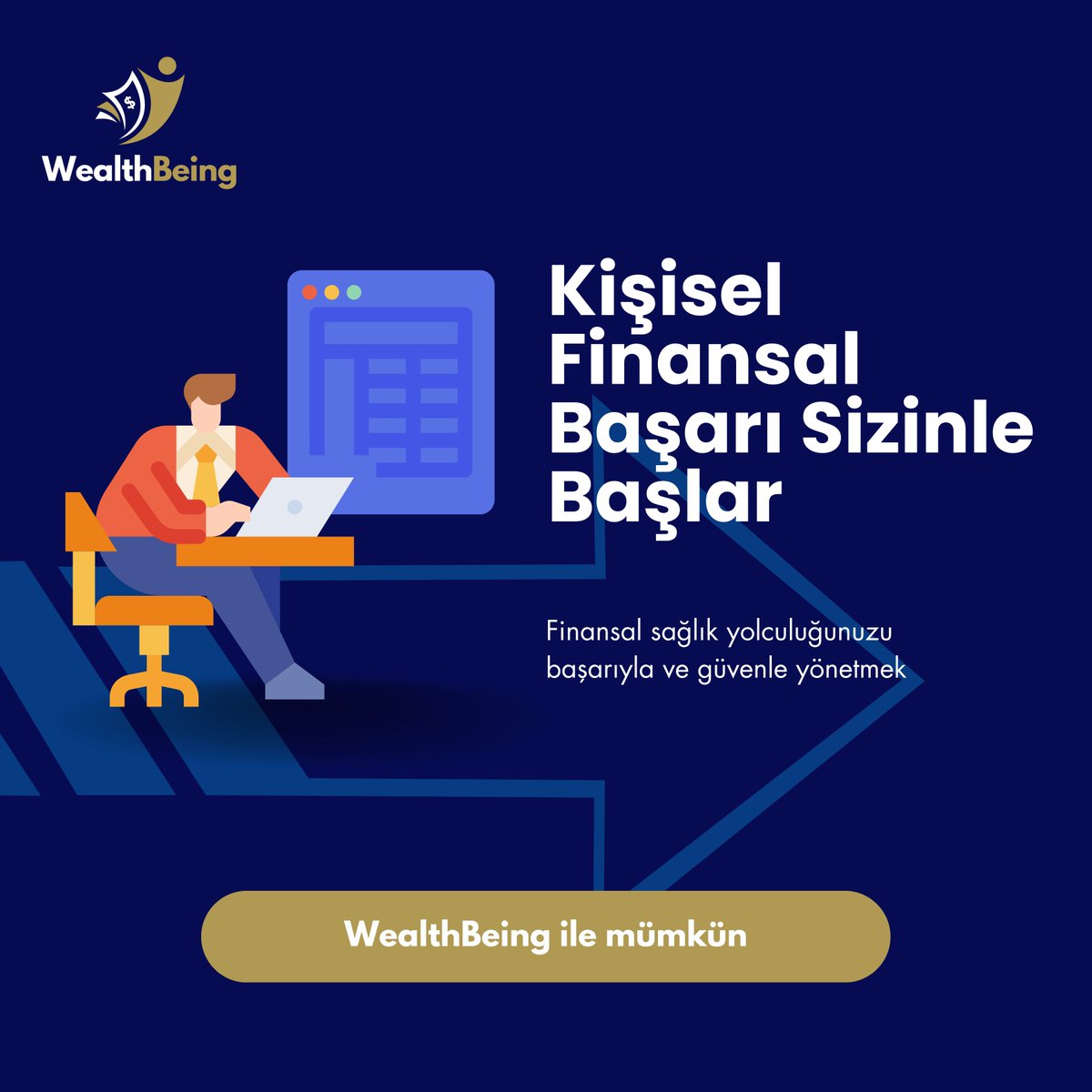 WealthBeing, kişisel mali sağlığınızı yönetmek ve finansal hedeflerinize ulaşmak için tasarlanmış yenilikçi bir uygulamadır. Kullanıcılarımıza finansal bağımsızlık ve başarı yolculuklarında rehberlik etmeyi ve desteklemeyi amaçlıyoruz. 

wealthbeing.co

#finansalsaglik