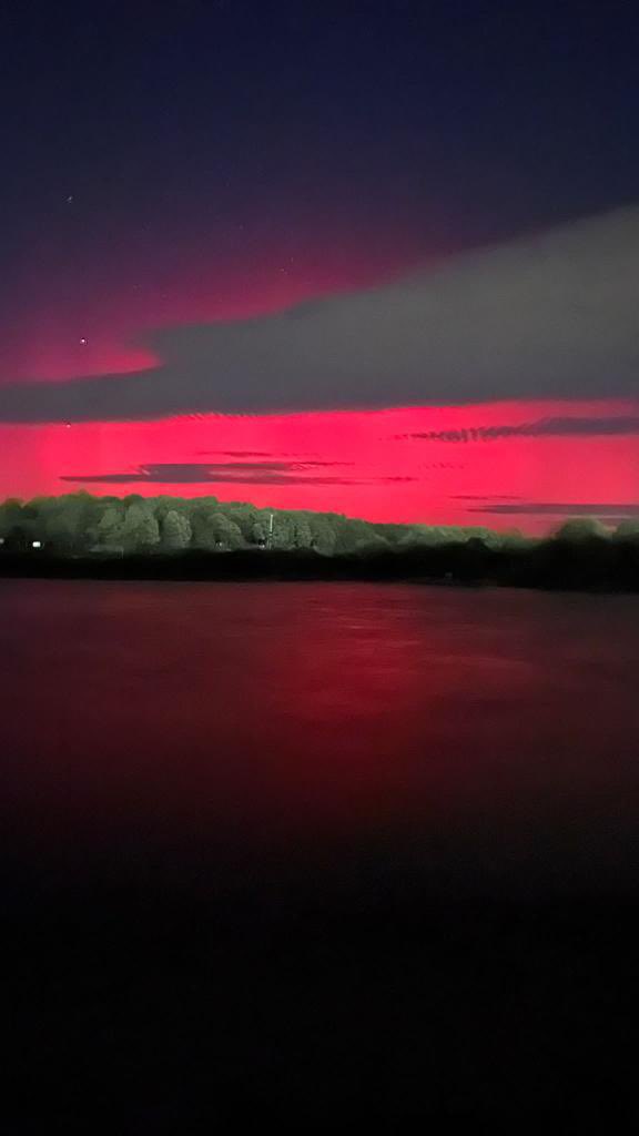 Tekirdağ’da da kuzey ışıkları görüldü.