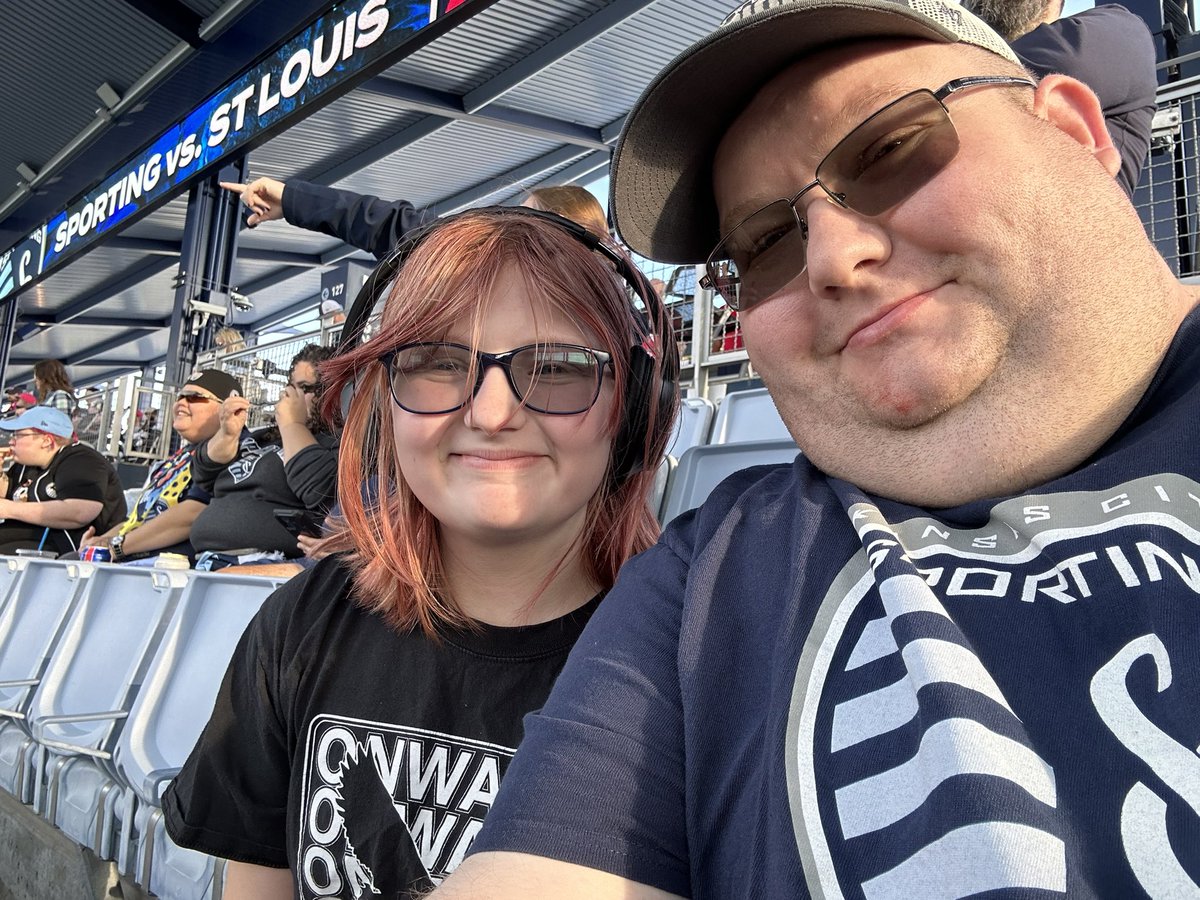 #SportingKC Bringing my daughter to her first game.