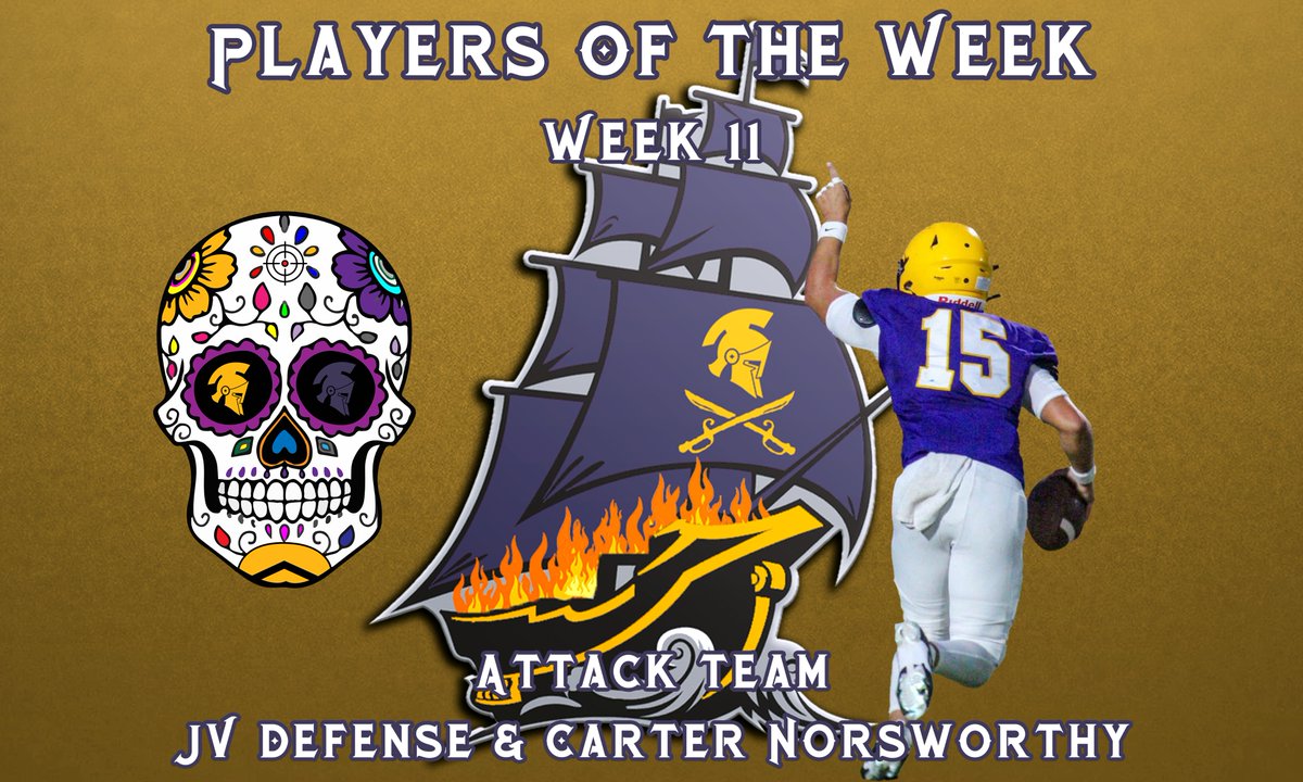 Here are the Players of the Week for Week 11!
#burntheships🔥 #purplereign☔️👑