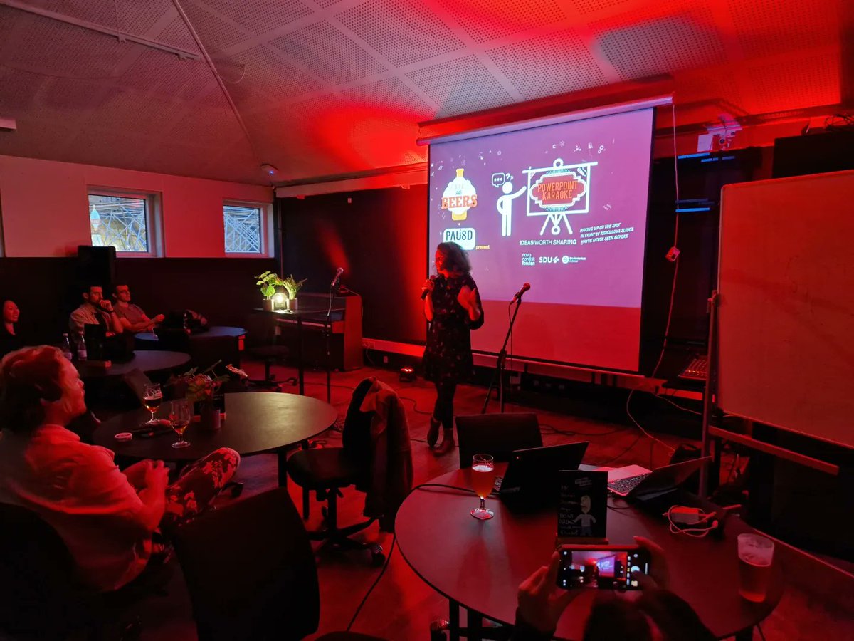 SDU_PhD's tweet image. Hi everyone! Thank you to all who participated in our Karaoke event. You all made it a memorable night! Stay tuned for our upcoming events. Don&apos;t forget to tag your friends and let them know they don&apos;t want to miss out.

#SDU #PAUSD #KaraokeNight #UniversityLife #Denmark #Event