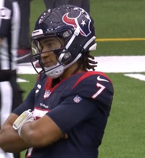 CJ Stroud vs the Buccaneers 

- 470 yards (Rookie record)
- 5 TDs
- 0 INTs
- 71 comp%

GREATEST QB PERFORMANCE OF 2023.