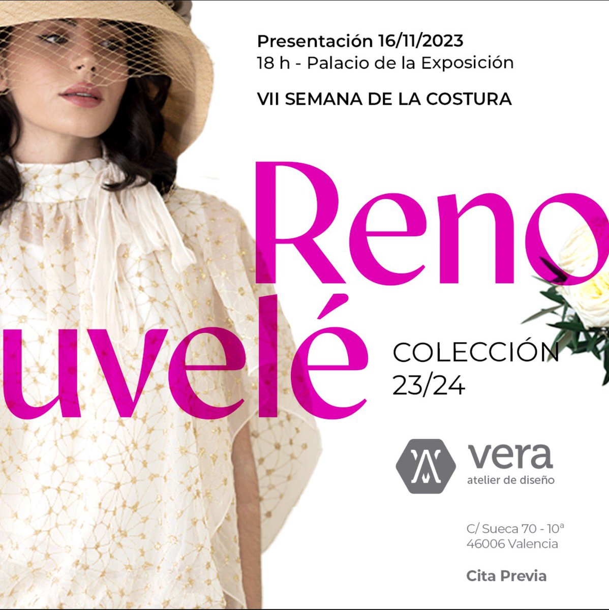 veraatelier's tweet photo. Vera Atelier presenta el próximo 16 de Noviembre a las 18 h en el Palacio de la Exposición su nueva Colección "Renouvelé"SOLICITA TUS INVITACIONES VIA MAIL O POR MENSAJE EN INSTAGRAMTAMBIÉN PUEDES PONERTE EN CONTACTO CON JULIO VERA  687300501 https://t.co/eM3BXvq2CD