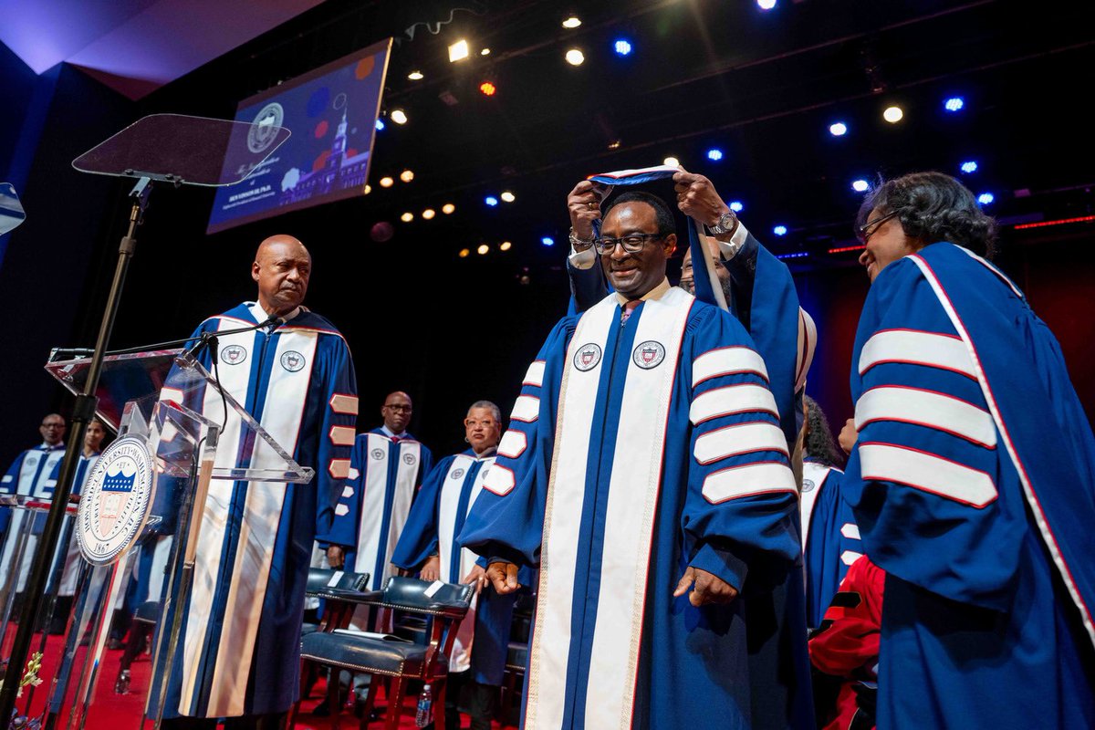 Thank you, Howard University community, for the overwhelming support and warmth during my inauguration as the 18th President. I'm deeply honored to serve this esteemed institution, and I'm committed to excellence in truth and service in all that we do. H-U!