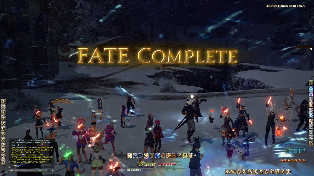 blueZhift's tweet photo. EDF getting the job done! Well not quite over yet, back to vibing with DJ Shaku! #EDF9 #EDFIX #ffxiv #ff14 #screenshot https://t.co/kORcOWuJHV