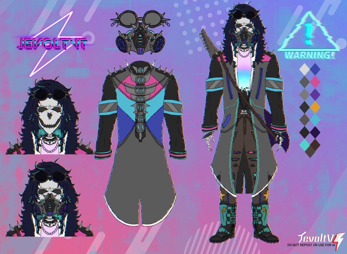 VoltTheSkeleton's tweet photo. My name is Jevolt and I am a skeleton Vtuber with a secret human form! Hope you enjoy the fun and the chaos! 💜
📺Twitch | https://t.co/9nbP0TbAWD
🔗Links | https://t.co/6tZimKOwNy
🎨Art Tag | #JevoltArt/tag me!
🖌️Artist/design | ME!
#Vtuber #VTahanan #ENVtuber #SkeletonVtuber https://t.co/844zx2FNS1