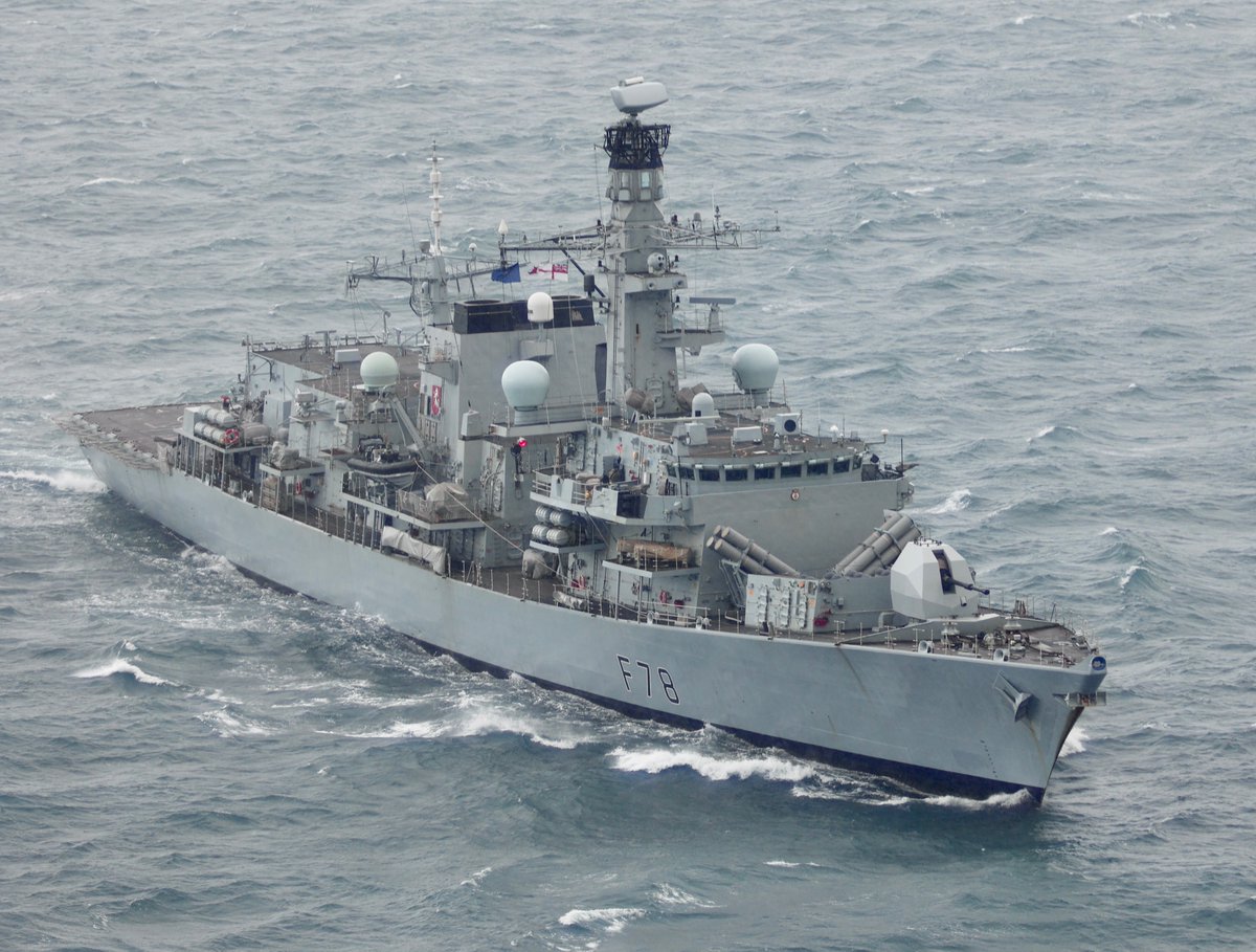 KENT arrives! Delighted to be under the Command of
<a href="/NATO/">NATO</a> (<a href="/STRIKFORNATO/">STRIKFORNATO</a>).   

We are ready and primed to contribute to the execution of #NeptuneStrike 23-3. 

#UKCSG23 #StrongerTogether