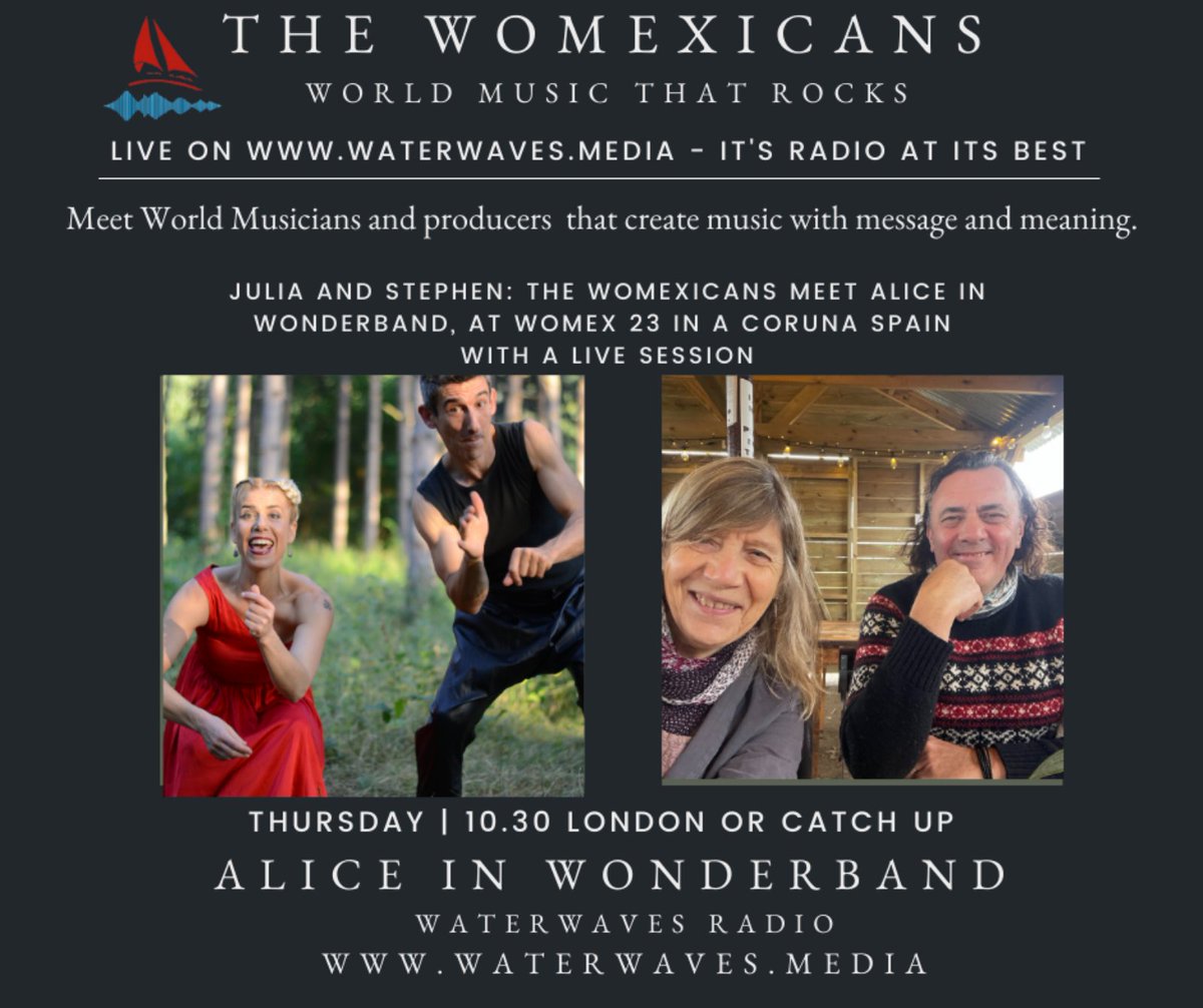 AwbContact's tweet image. Have you listened yet to the Womexicans radio show? Some live music from the studio! @waterwavesradio 
mixcloud.com/WaterwavesRadi…
#globalmusic #womex #womex23 #bodymusic