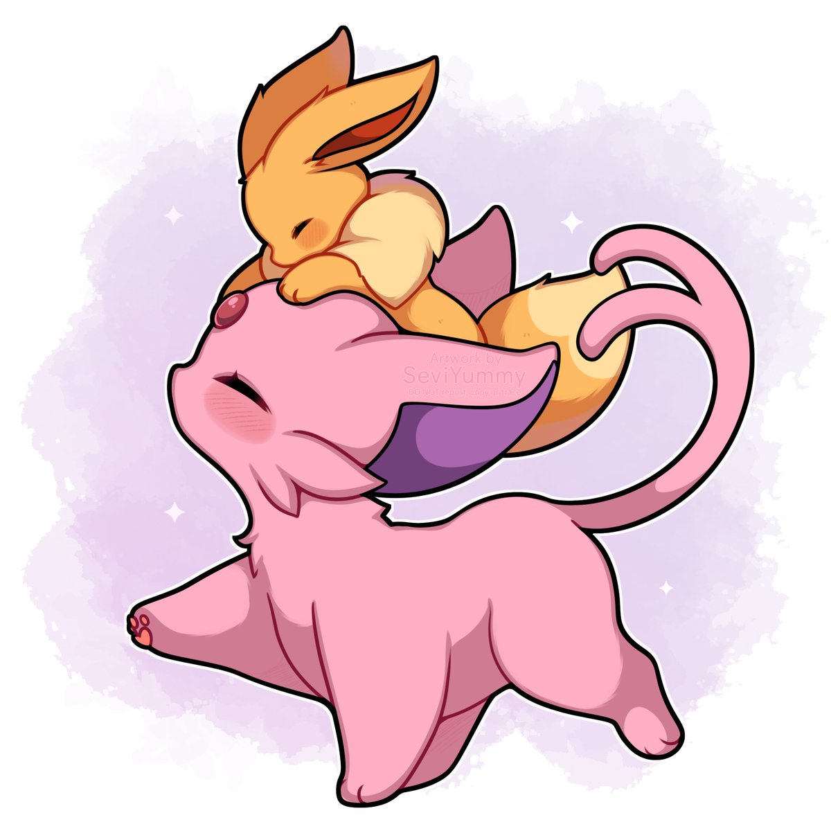 SeviYummy's tweet photo. 🩷 Eevee &amp; Espeon 🩷 https://t.co/xsMMvWgyCI