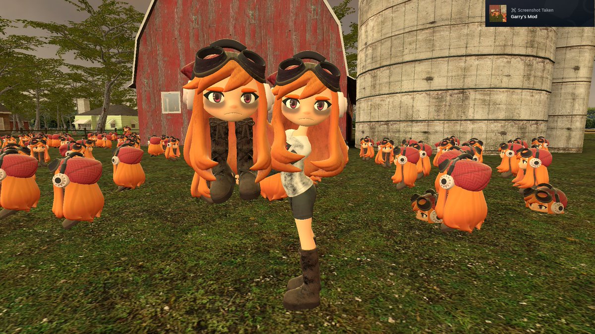 MeggyParody's tweet photo. Fun at the Leggy Farm #SMG4 https://t.co/NJQiOqXYIm