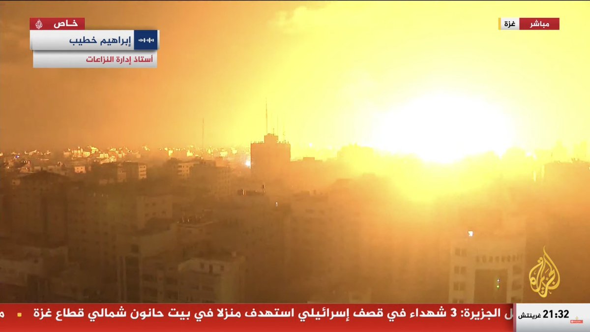 WarMonltor's tweet photo. ⚡️View from Gaza a few moments ago https://t.co/DDCzg2uW4n