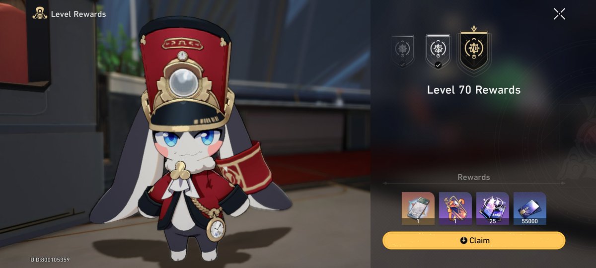 markosius_013's tweet image. Finally got to Trailblaze Level 70. 
#HonkaiStarRail #Trailblazer #LevelCap