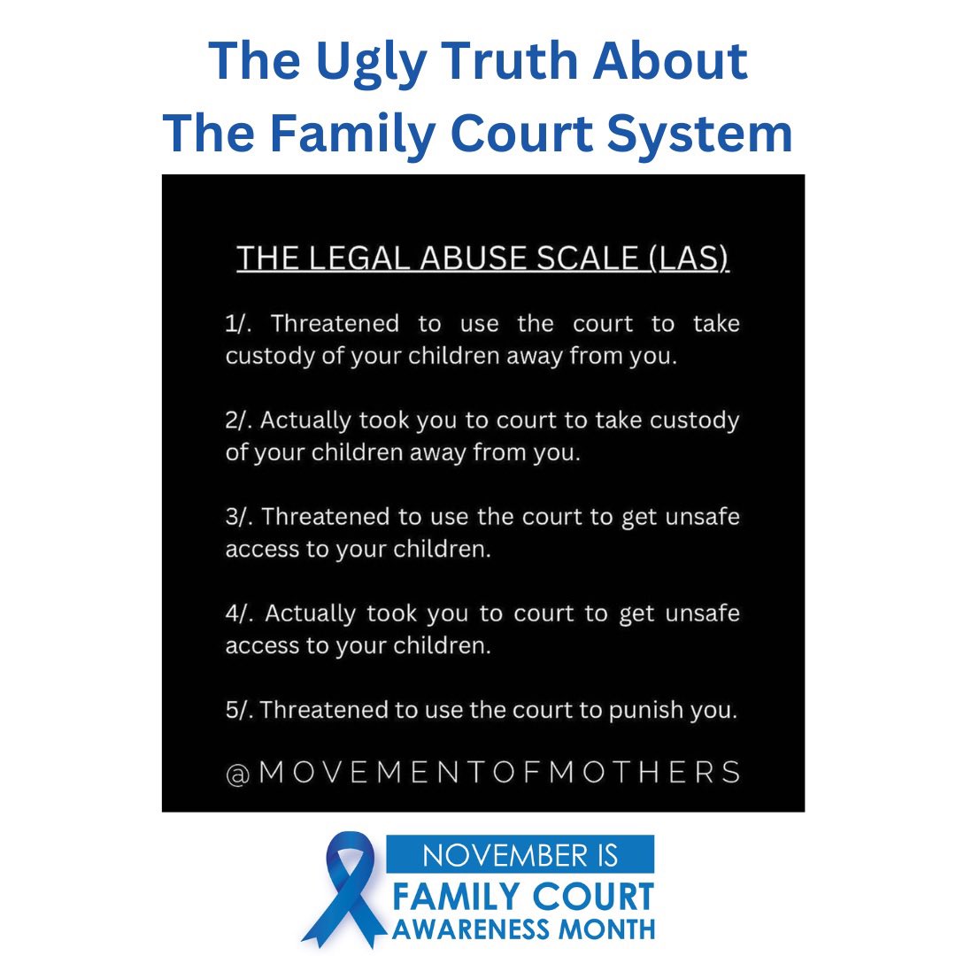 Coercive control prevails as a tactical tool to intimidate and manipulate amidst the chaos of divorce and custody battles.
Become an advocate 
nationalsafeparents.org
familycourtawarenessmonth.org

#familycourtawarenessmonth #coercivecontrol #kaydenslaw #stoplegalizedabuse