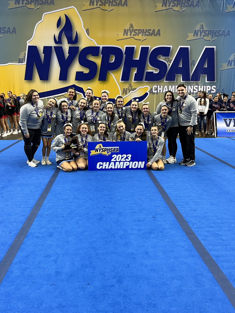 New York State Champions!!! ⁦<a href="/PutValley_Cheer/">PV Cheerleading</a>⁩ ⁦@PutnamValleyAD⁩ ⁦<a href="/PutnamValleyCSD/">PutnamValleySchools</a>⁩