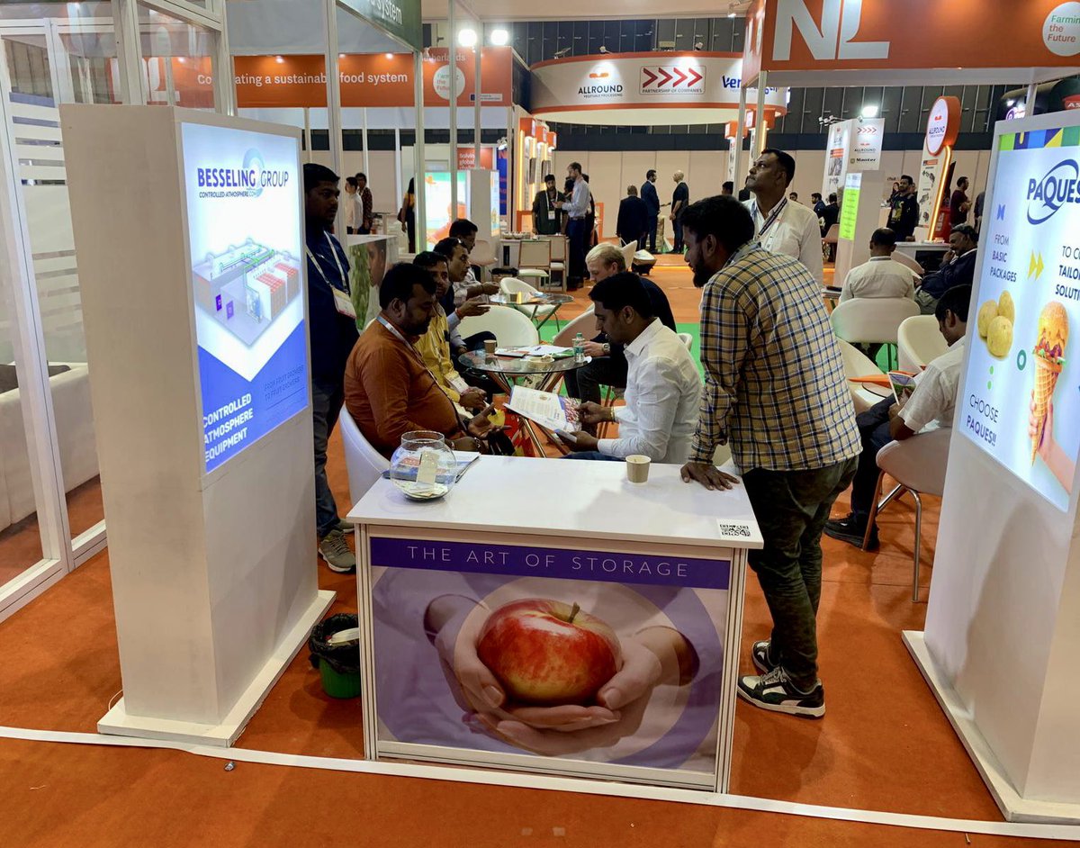 BesselingGroup's tweet photo. This weekend we were present on the World Food India exhibition 🍎 in New Delhi 🇮🇳. Thanks to the Dutch Embassy for having us on the Holland Pavilion!🤝 https://t.co/GdcvCspv55