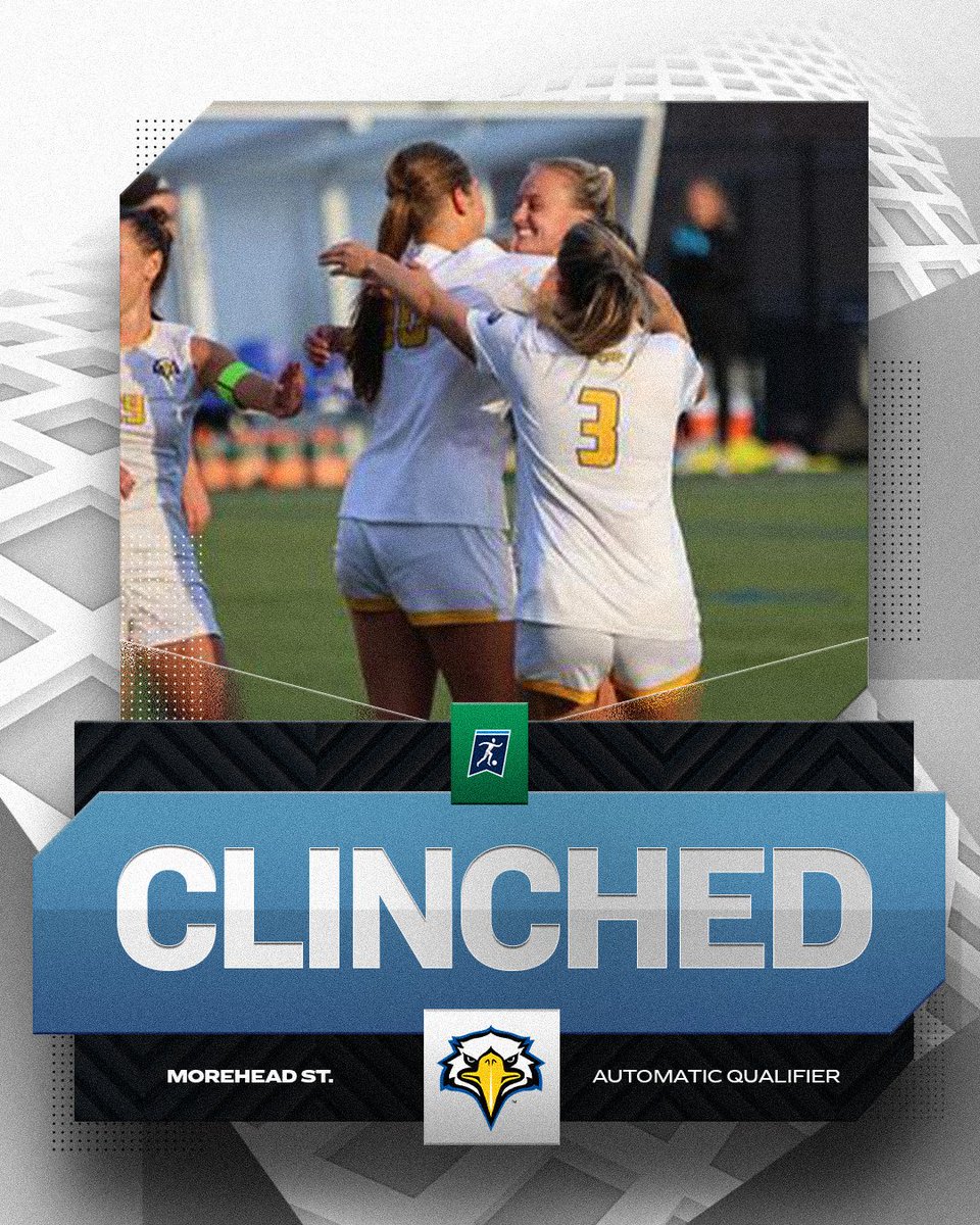 🦅 𝐂𝐋𝐈𝐍𝐂𝐇𝐄𝐃 🔵

<a href="/MSUEaglesSoccer/">Morehead State Soccer</a> is headed to the NCAA Tournament for the first time since 2013 after winning the <a href="/OVCSports/">Ohio Valley Conference</a> Tournament! 

#NCAASoccer.  .