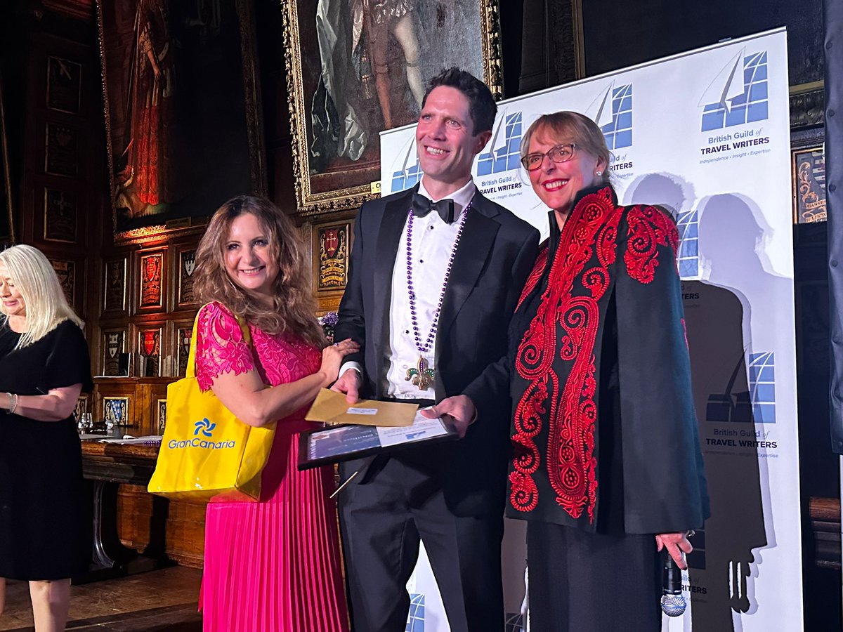 BGTW (@travwriters) on Twitter photo A round of applause for <a href="/adrianphillips1/">Adrian Phillips</a>, winner of this year's award for Travel Feature of the Year - Europe, sponsored by <a href="/VisitSanAntonio/">Visit San Antonio</a>, partnering with <a href="/gctourism/">GranCanaria.com 🌴☀️</a>. 🎊
#BGTWAwards2023 A round of applause for <a href="/adrianphillips1/">Adrian Phillips</a>, winner of this year's award for Travel Feature of the Year - Europe, sponsored by <a href="/VisitSanAntonio/">Visit San Antonio</a>, partnering with <a href="/gctourism/">GranCanaria.com 🌴☀️</a>. 🎊
#BGTWAwards2023