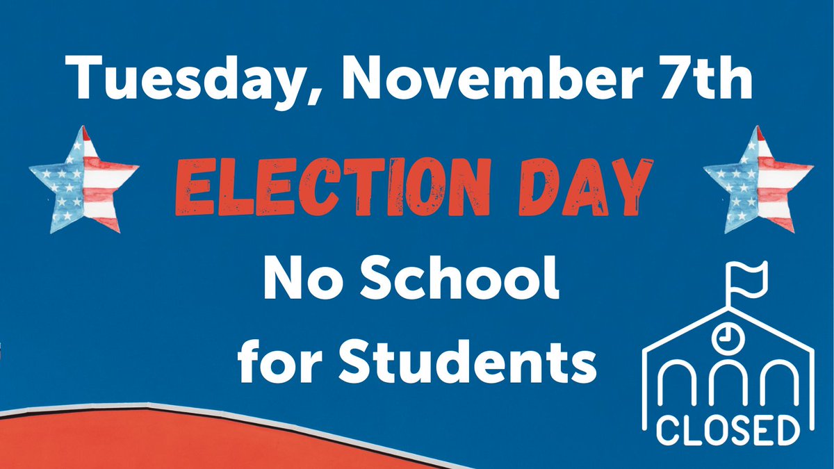 Rosa Lee Carter ES (@rlc_coyotes) on Twitter photo Tomorrow, Tuesday, November 7th is Election Day. Schools are closed for a student holiday. We will see you on Wednesday, Coyotes! <a href="/RLCPrincipal/">Diane Insari</a> Tomorrow, Tuesday, November 7th is Election Day. Schools are closed for a student holiday. We will see you on Wednesday, Coyotes! <a href="/RLCPrincipal/">Diane Insari</a>
