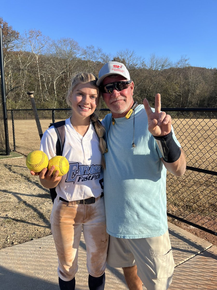 2026 P/SS Katee Owens and her proud dad, Robert, after hitting a walk-off HR. Her second HR of the game. Way to go, Katee!!

<a href="/ConnectSports_/">Connect Sports</a>