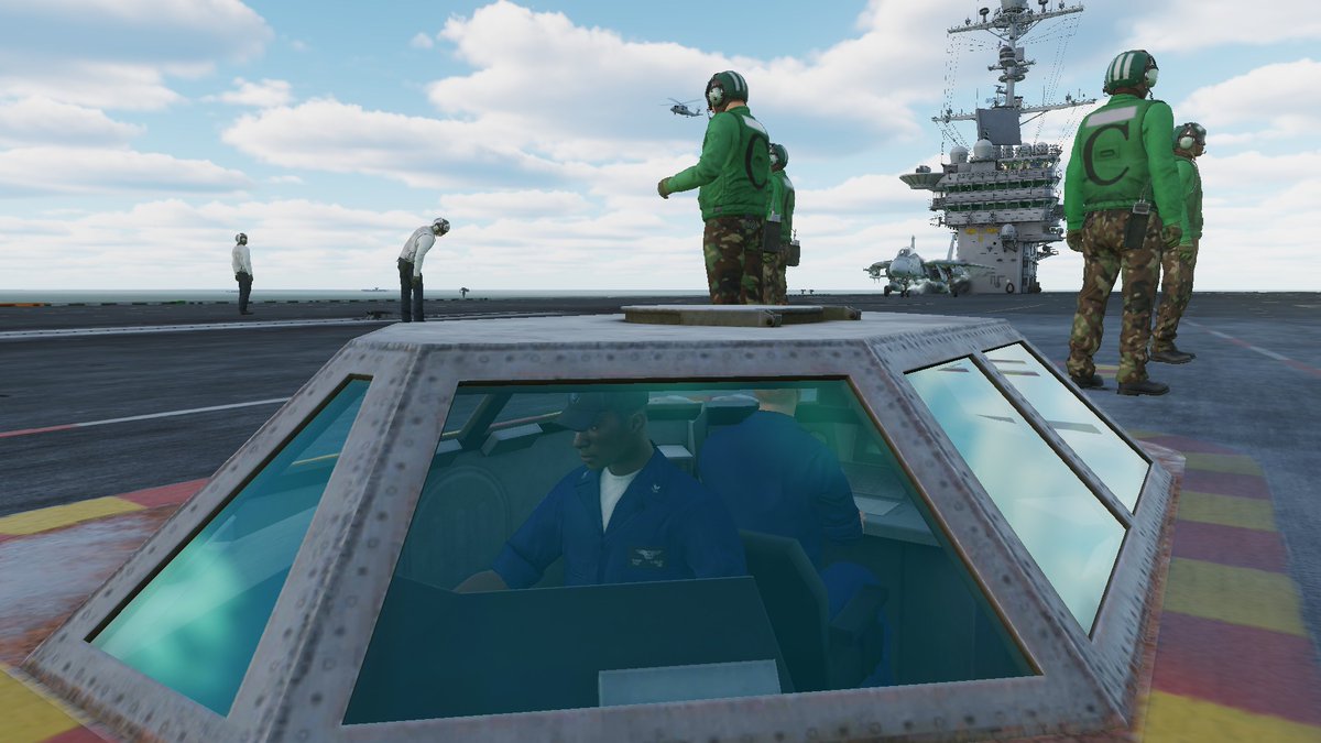 Hammyontwitch's tweet photo. Daylight saving times begins! Winter is coming! #DCSWorld #vr #ussabrahamlincoln #f14 #TopGun #USNavy #deckcrew #DaylightSavingsTime https://t.co/oYmSFZyrgn