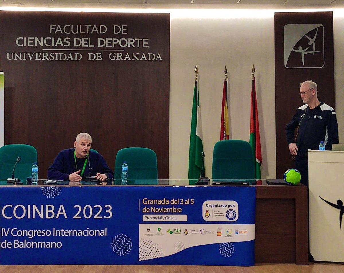 Agradecido de haber podido formar parte del Congreso Internacional de Balonmano y haber tenido la oportunidad de moderar la ponencia de uno de mis ídolos y referentes de juventud como es Mats Olsson.
#COINBA2023