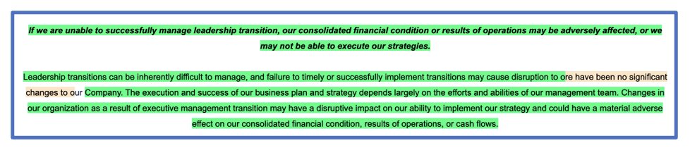 Sealed Air - $SEE - 10Q

New risk - Can the new management team succeed?

Check out the sentiment analysis at - d-risk.ai

#sealedair #riskprofile #riskmanagement #10q #sec