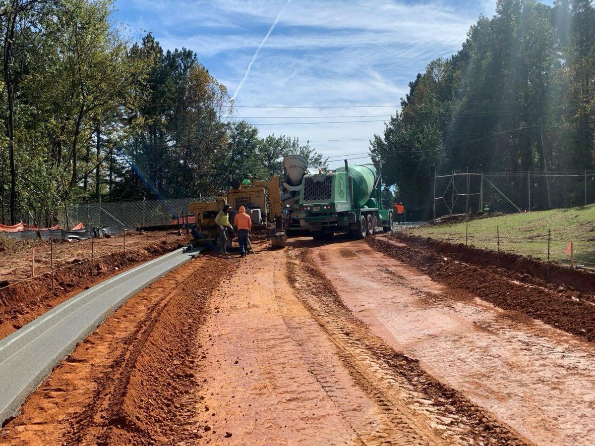 This week, construction workers began pouring concrete curbing around the construction site of the proposed training center known as Cop City. On Nov. 13, hundreds of people are expected to participate in a nonviolent direct action intended to disrupt construction at the site.