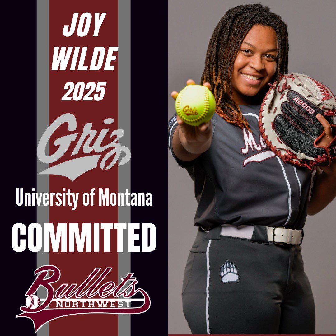 Congratulations to NW Bullet Joy Wilde on her commitment to continue her academic and athletic career at University of Montana👏🔥🤩 #gogriz #gobullets @MontanaGrizSB